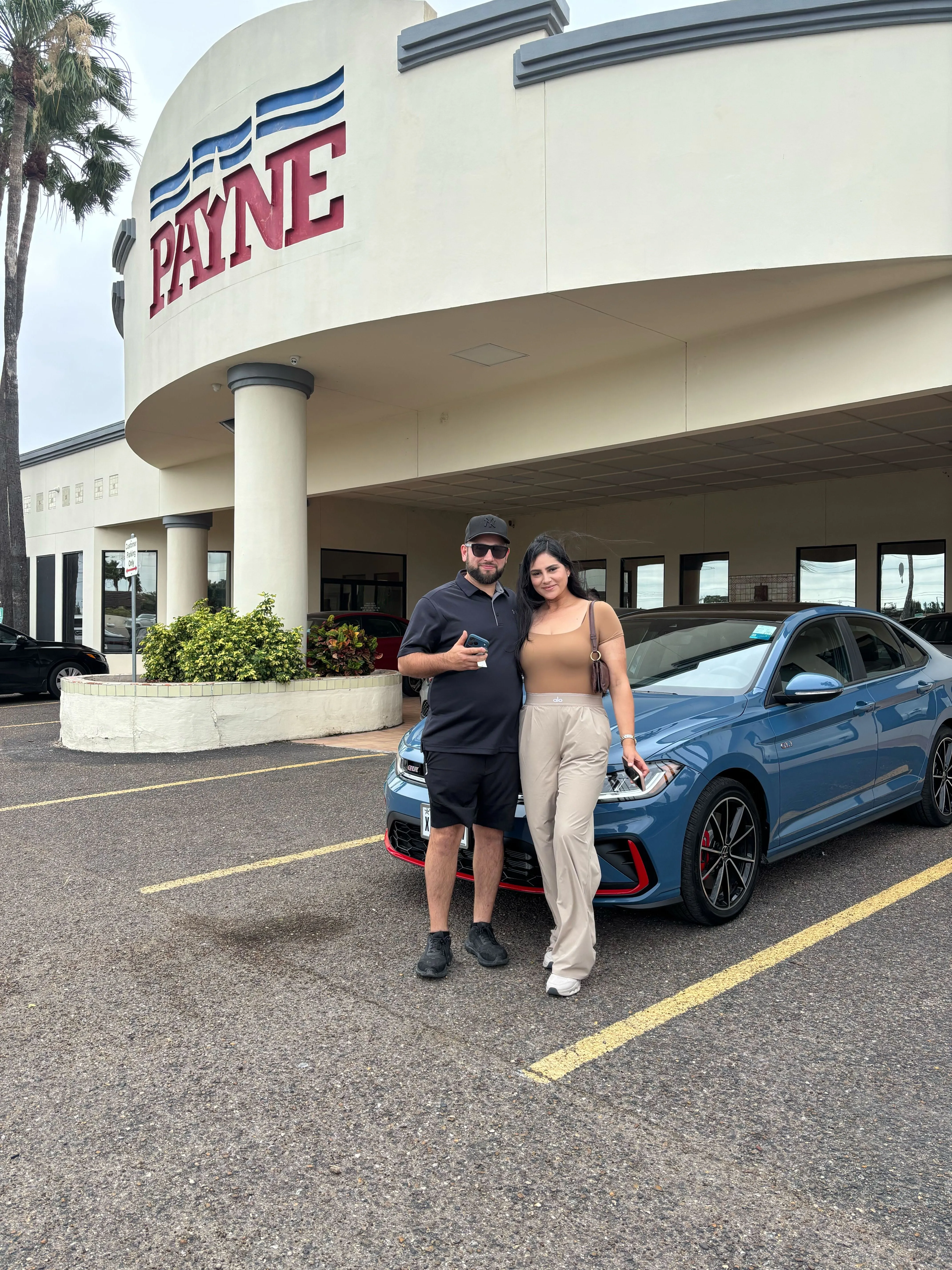 Gustavo and Alexa on their sleek new 2026 VW Jetta GLI Autobahn!