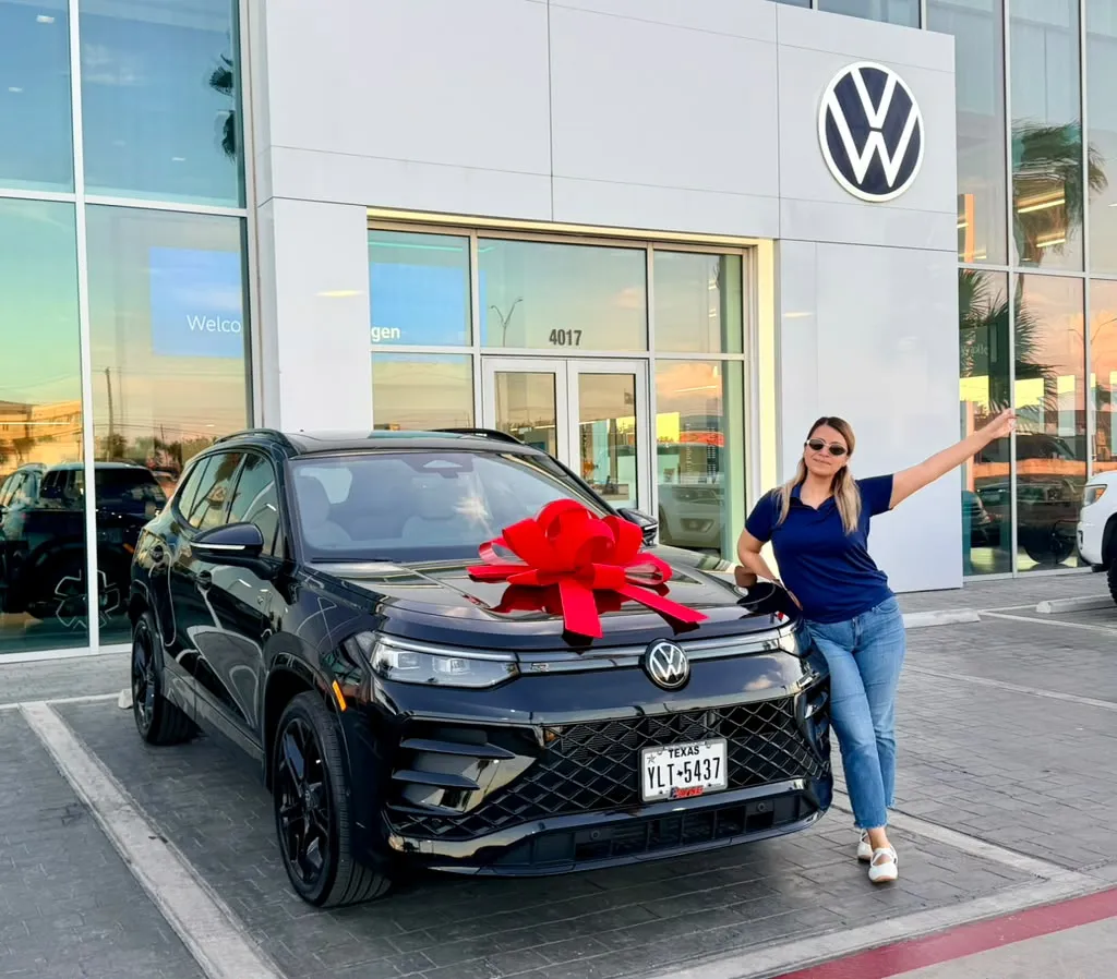 ? Congratulations to Sasha Guajardo on her purchase of a 2026 Volkswagen Tiguan SE R-Line! ??