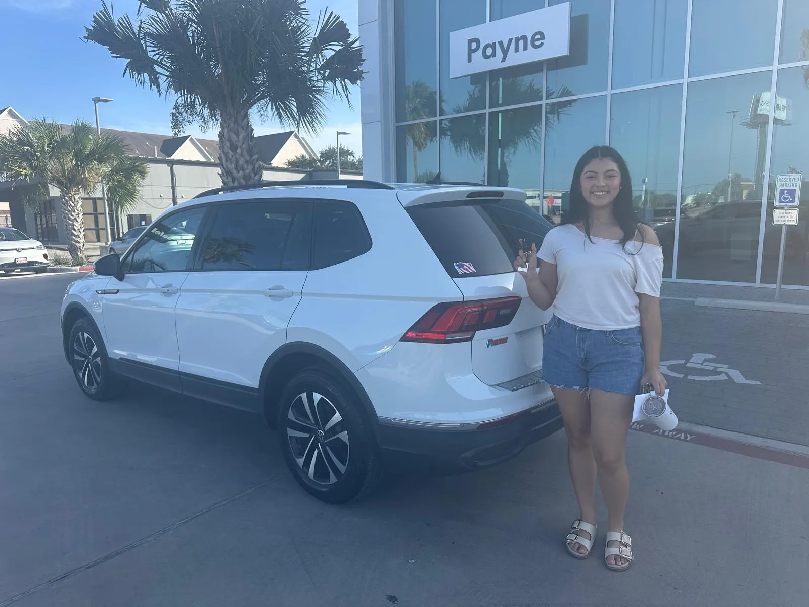 ? Congratulations to Brianna Garcia on the purchase of your 2023 Volkswagen Tiguan! ?