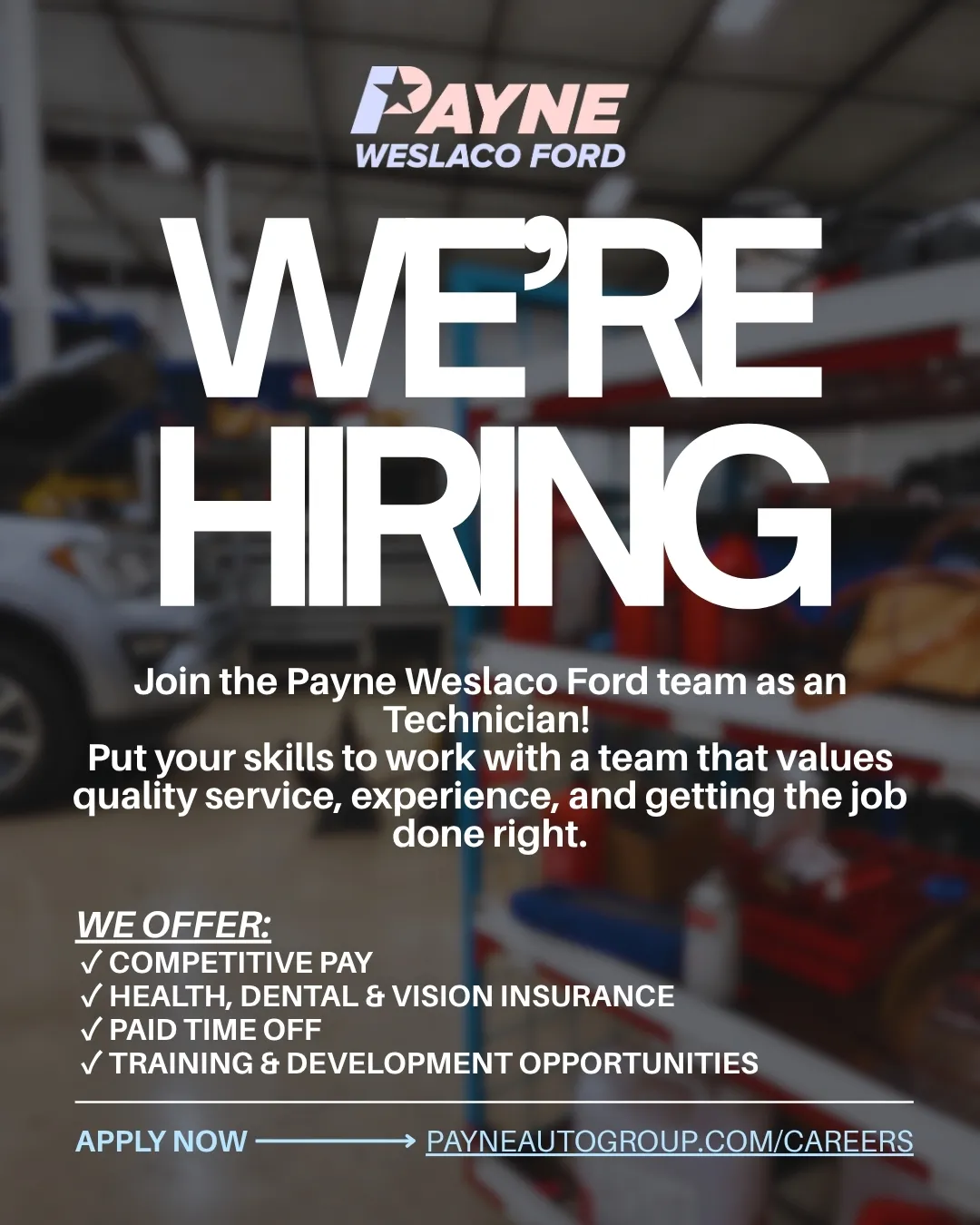 HIRING TECHS!