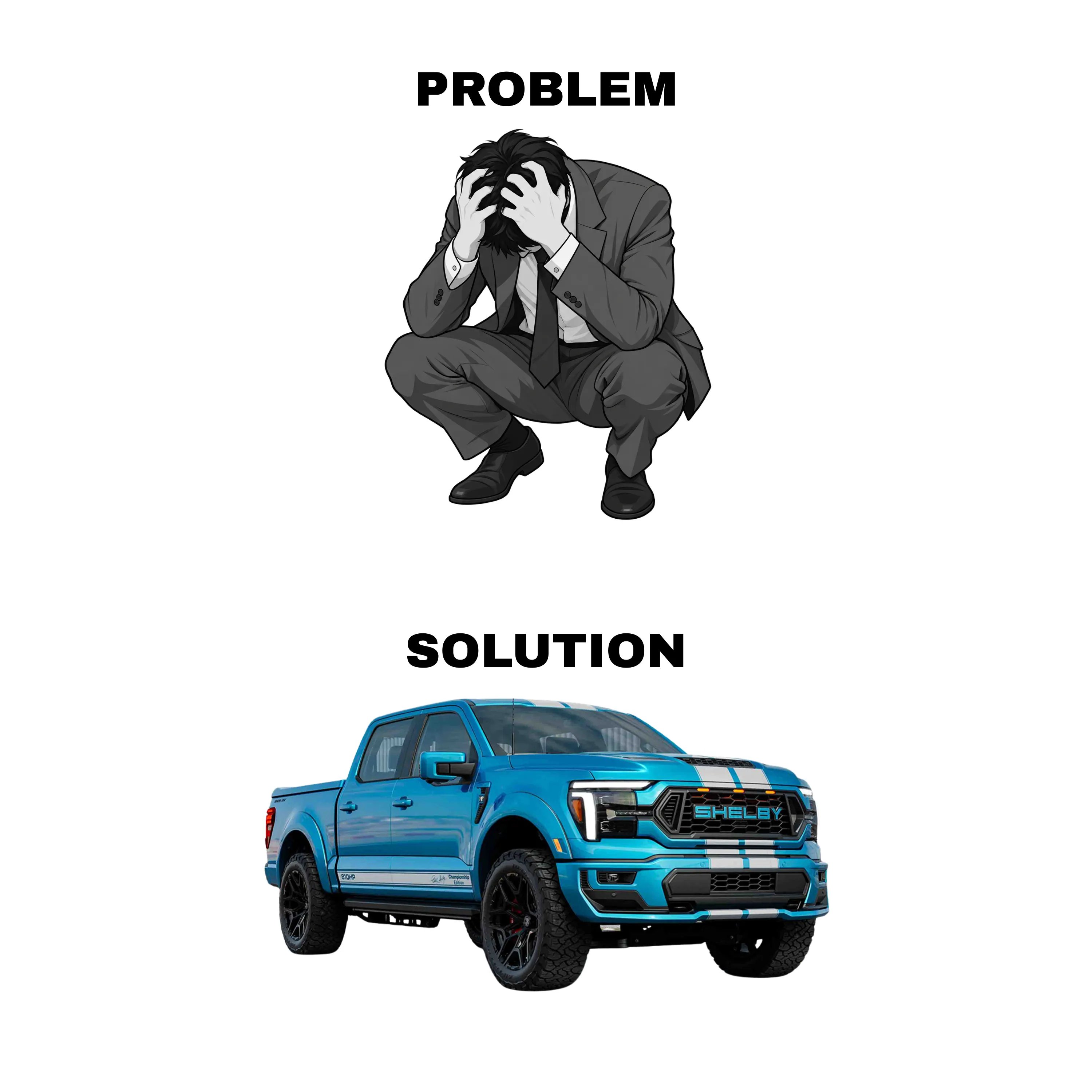 Different problem. Same solution.