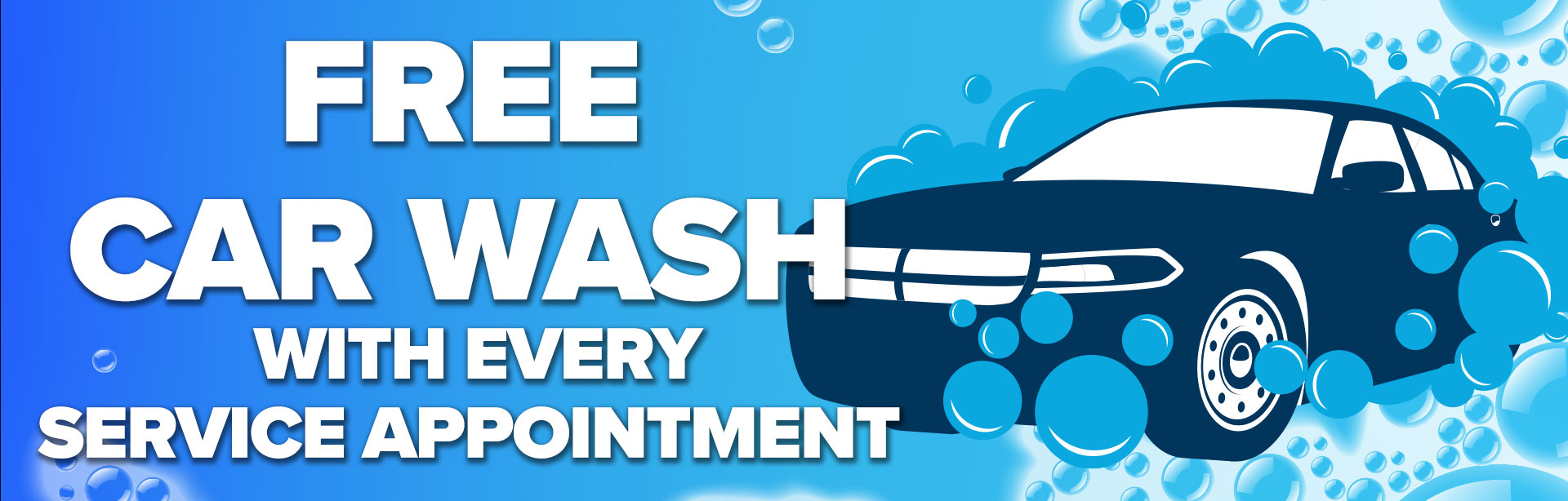 Free car wash with service