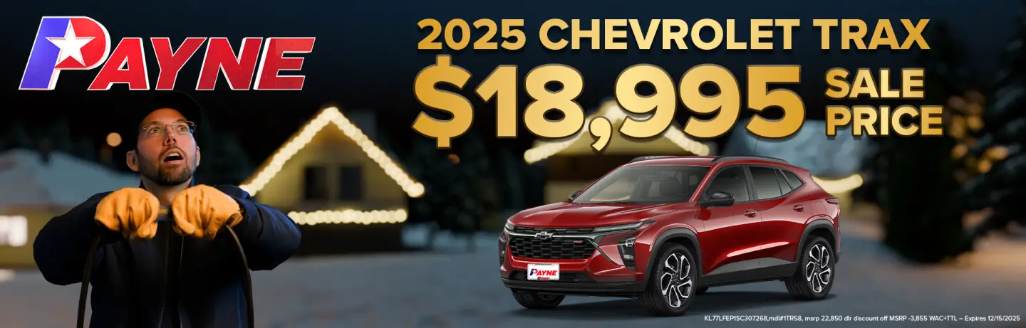 2025 Chevrolet Trax for $18,995