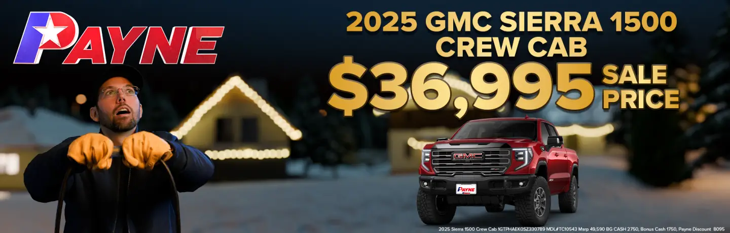 2025 GMC Sierra 1500 Crew Cab for $36,995
