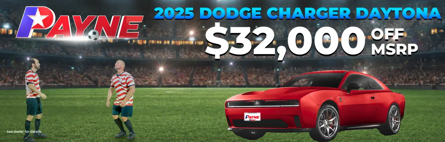 Buy a 2025 Dodge Charger Daytona for $32,000 OFF MSRP Buy a 2025 Dodge Charger Daytona for $32,000 OFF MSRP