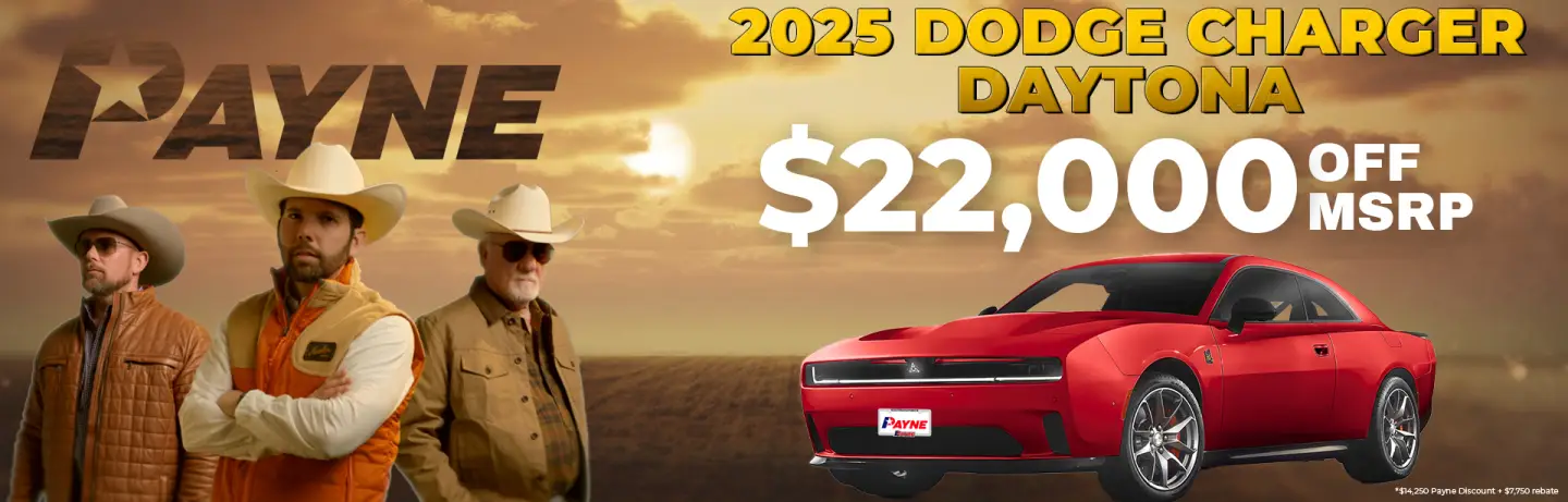 2025 Dodge Charger Daytona for $22,000 OFF MSRP 2025 Dodge Charger Daytona for $22,000 OFF MSRP